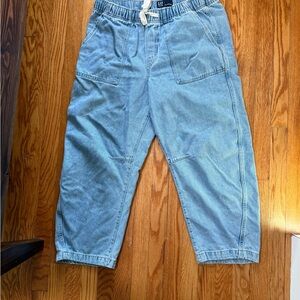 Gap Casual Light Blue Denim Pants BARREL cut